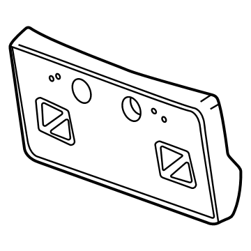 Chevy 85553155 License Bracket