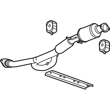 GM 19420103 Front Pipe 19420103 GM Front Pipe Illustration 1 of 1