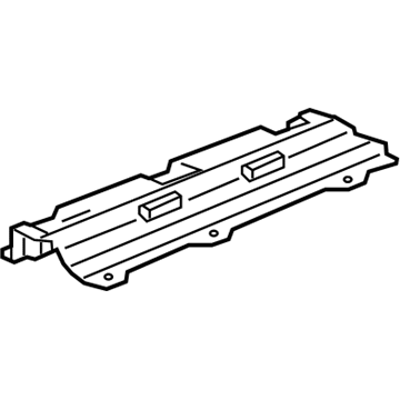 GM 23416132 Rear Sill Plate Bracket, Driver Side 23416132 GM Rear Sill Plate Bracket, Driver Side Illustration 1 of 1