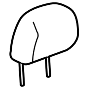 GM 26208472 Headrest, Front 26208472 GM Headrest, Front Illustration 1 of 1
