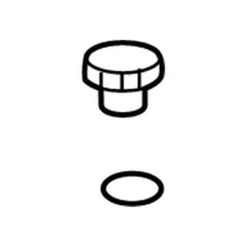 Chevy Colorado Oil Filler Cap - 12643759