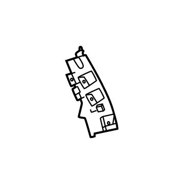GM 86525988 Support-Rear Seat Back Bolster Bladder 86525988 GM Support-Rear Seat Back Bolster Bladder Illustration 1 of 1