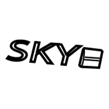 Saturn Sky Emblem - 15258628