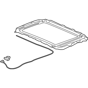 GM 84988698 Sunroof Frame 84988698 GM Sunroof Frame Illustration 1 of 1
