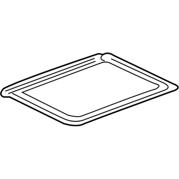 GM 23378853 Sunroof Glass 23378853 GM Sunroof Glass Illustration 1 of 1