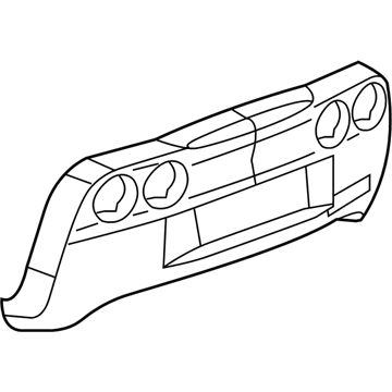 Chevy Corvette Bumper Cover - 15895252