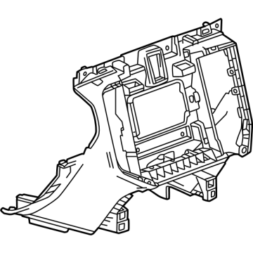 GM 26480400 Panel, Instrument Panel Lower Trim 26480400 GM Panel, Instrument Panel Lower Trim Illustration 1 of 1