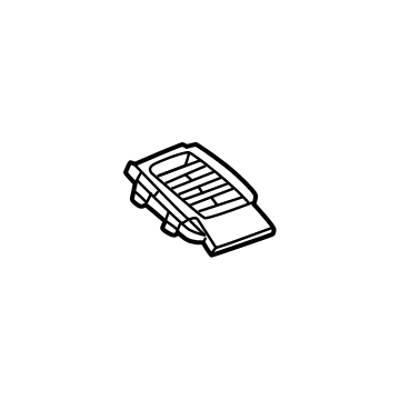 GM 26481673 Grille Assembly-Side Window Defogger Outlet *Backen Blackk 26481673 GM Grille Assembly-Side Window Defogger Outlet *Backen Blackk Illustration 1 of 1