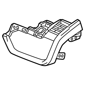 26458460 GM Bezel Assembly-Instrument Panel Air Outlet *Nightrider Cm Illustration 1 of 1