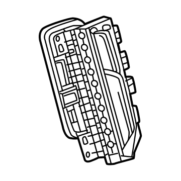 GM 26481599 Outlet Assembly-Instrument Panel Center Air *Backen Blackk 26481599 GM Outlet Assembly-Instrument Panel Center Air *Backen Blackk Illustration 1 of 1