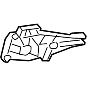 GM 13576842 Handle Base, Front Driver Side 13576842 GM Handle Base, Front Driver Side Illustration 1 of 1
