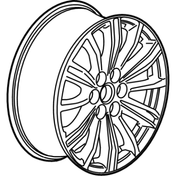 GM 84180449 Wheel, Alloy 84180449 GM Wheel, Alloy Illustration 1 of 1