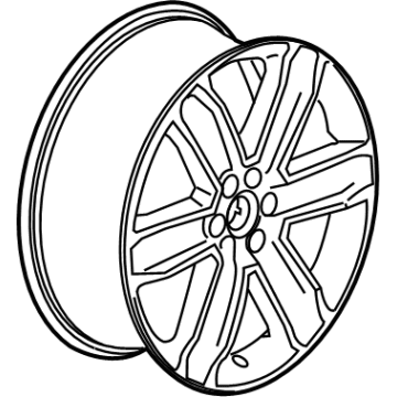 GM 84564210 Wheel, Alloy, Rear 84564210 GM Wheel, Alloy, Rear Illustration 1 of 1