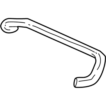 GM 3521237 Upper Hose, Lower 3521237 GM Upper Hose, Lower Illustration 1 of 1
