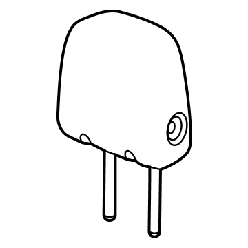 Chevy 85658198 Headrest, Outer