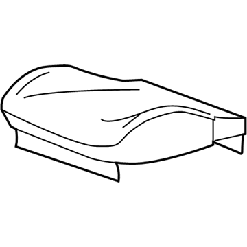 GM 22784700 Cushion Cover, Titanium, Driver Side 22784700 GM Cushion Cover, Titanium, Driver Side Illustration 1 of 1