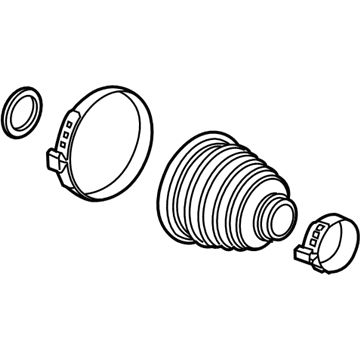 GM 84282536 Inner Boot, Front Driver Side 84282536 GM Inner Boot, Front Driver Side Illustration 1 of 1