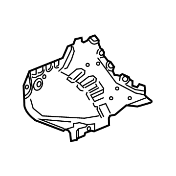 GM 20761479 Front Panel, Passenger Side 20761479 GM Front Panel, Passenger Side Illustration 1 of 1