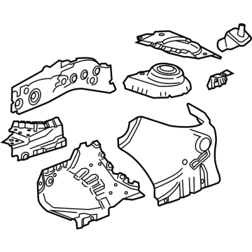 GM 94514362 Apron Assembly 94514362 GM Apron Assembly Illustration 1 of 1