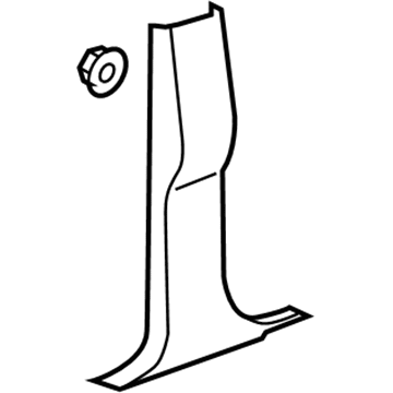 Chevy 25880275 Lower Center Pillar Trim