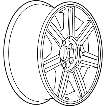 Cadillac 9594300 Wheel, Alloy