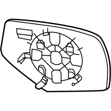 Chevy Silverado 1500 LD Car Mirror - 22919744