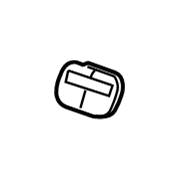 GM 10315425 Seat Belt Guide 10315425 GM Seat Belt Guide Illustration 1 of 1