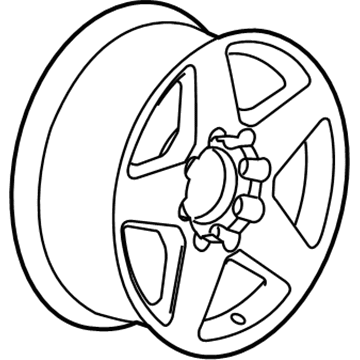Chevy 84020558 Wheel, Alloy