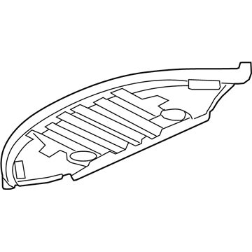 GM 92201783 Lower Deflector 92201783 GM Lower Deflector Illustration 1 of 1