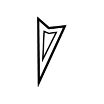 GM 92205700 Emblem 92205700 GM Emblem Illustration 1 of 1