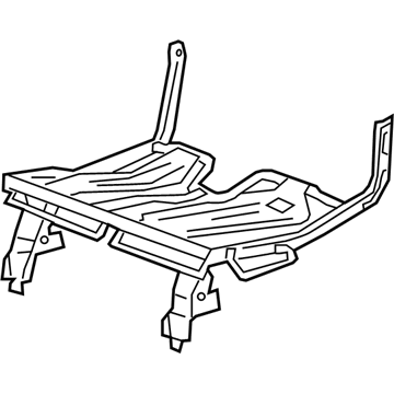 GM 84239401 Cushion Frame, Rear 84239401 GM Cushion Frame, Rear Illustration 1 of 1