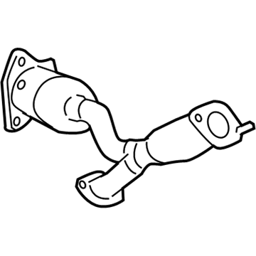GM 25881482 Catalytic Converter 25881482 GM Catalytic Converter Illustration 1 of 1
