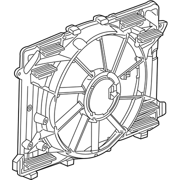 Cadillac 84109931 Fan Shroud