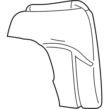 Buick 12457006 Seat Back Pad