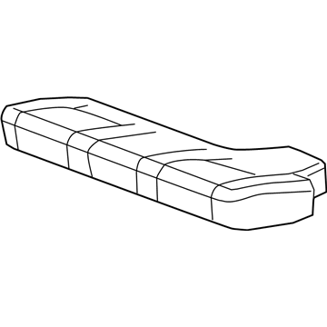GM 89041882 Seat Cushion Pad 89041882 GM Seat Cushion Pad Illustration 1 of 1