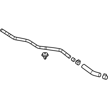 GM 85121817 Outlet Hose 85121817 GM Outlet Hose Illustration 1 of 1