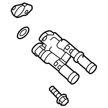 GM 12644554 Water Pipe 12644554 GM Water Pipe Illustration 1 of 1