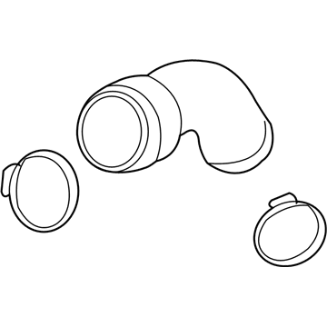 GM 15848510 Outlet Duct 15848510 GM Outlet Duct Illustration 1 of 1