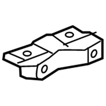 23188300 GM Fender Front Bracket, Driver Side Illustration 1 of 1
