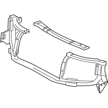 Chevy Trailblazer EXT Radiator Support - 89025314