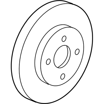 GM 19303808 Rotor, Front 19303808 GM Rotor, Front Illustration 1 of 1