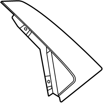 GM 42795080 Rear Applique, Driver Side 42795080 GM Rear Applique, Driver Side Illustration 1 of 1