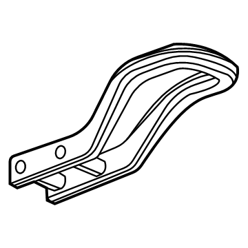 GM 84055684 Tow Hook, Black 84055684 GM Tow Hook, Black Illustration 1 of 1