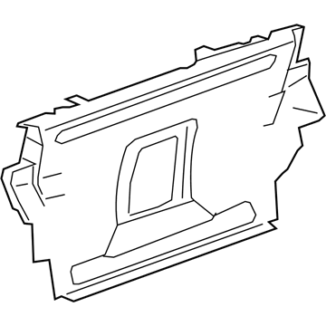 GM 84193614 Front Trim, Jet Black 84193614 GM Front Trim, Jet Black Illustration 1 of 1