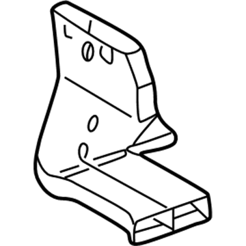 Pontiac 88970531 Lower Air Duct