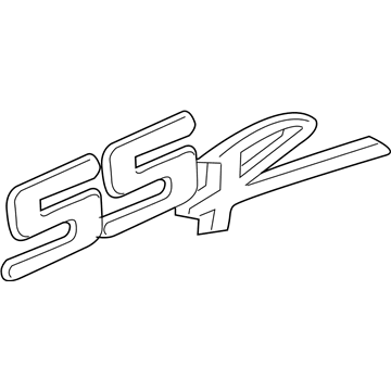 Chevy 15137470 Nameplate