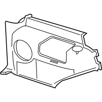 Chevy 15133242 Quarter Trim Panel
