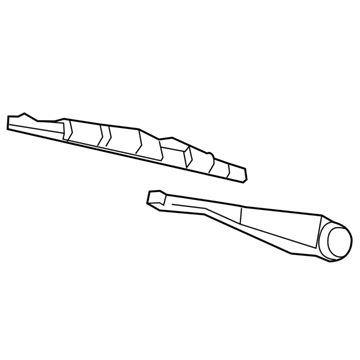 84148863 GM Wiper Arm, Rear Illustration 1 of 1