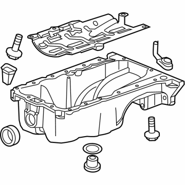 Chevy Cruze Limited Oil Pan - 25200829
