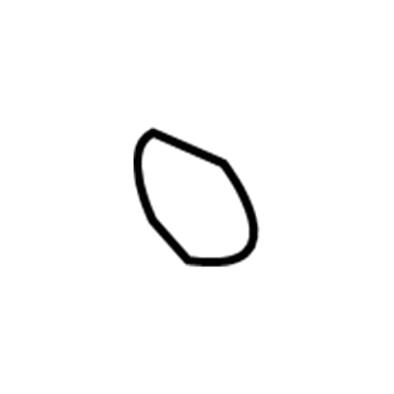 GM 84062639 Lock Knob Bezel, Black, Driver Side 84062639 GM Lock Knob Bezel, Black, Driver Side Illustration 1 of 1